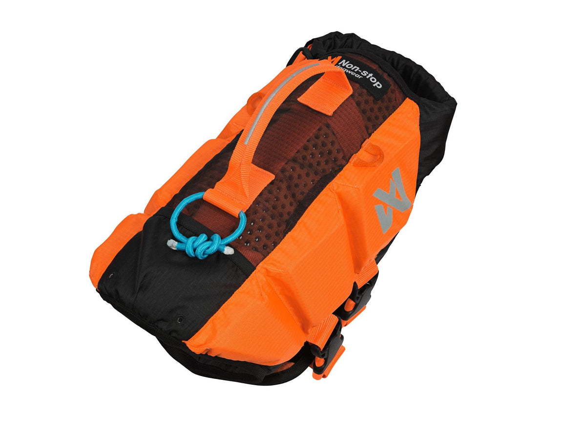 Non-stop dogwear Protector life jacket flytevest – Svart/oransje