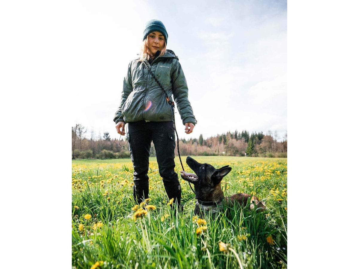 Non-stop dogwear Rock adjustable leash justerbart tau-leiebånd – Svart