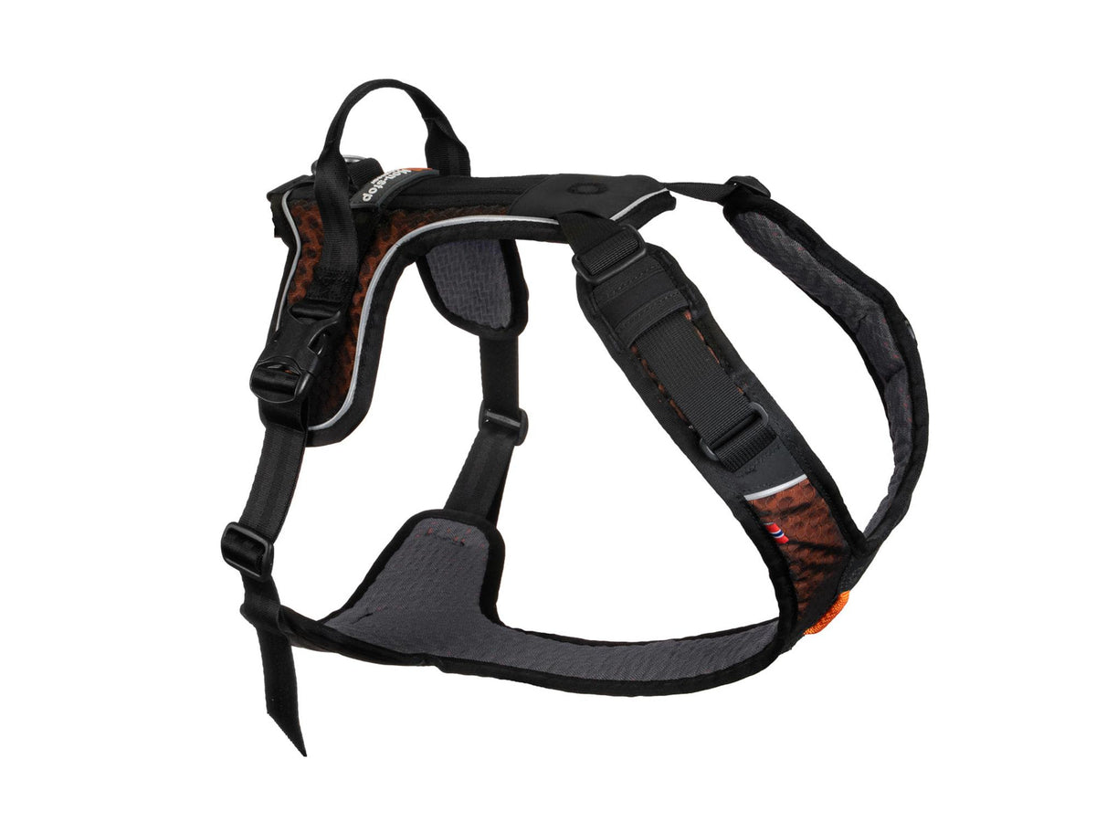 Non-stop dogwear Rock harness tursele – Svart/oransje
