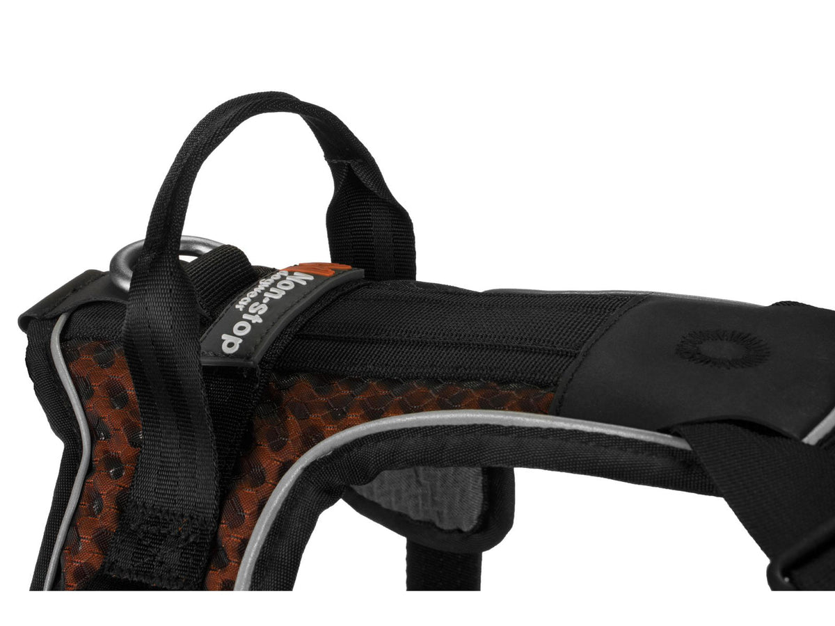 Non-stop dogwear Rock harness tursele – Svart/oransje