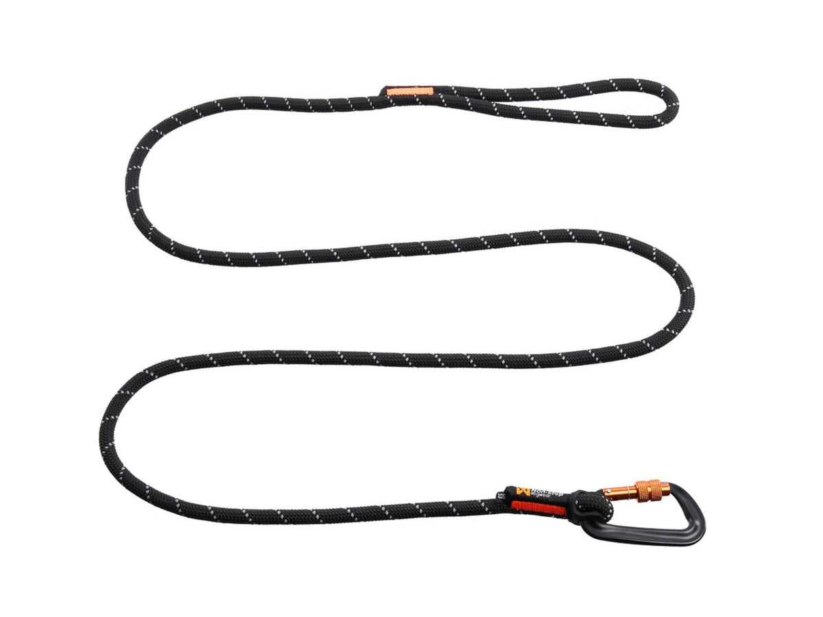 Non-stop dogwear Rock leash tau-leiebånd – Svart