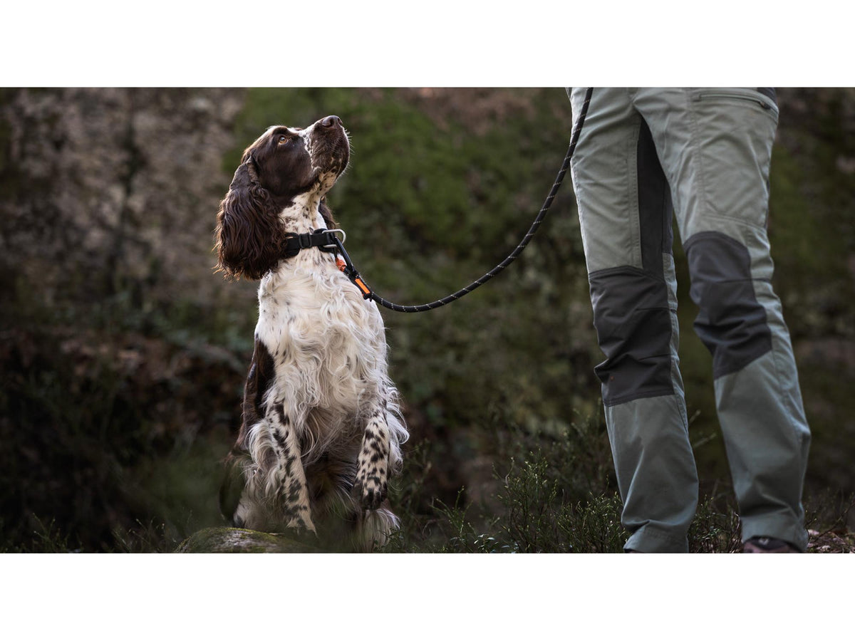 Non-stop dogwear Rock leash tau-leiebånd – Svart