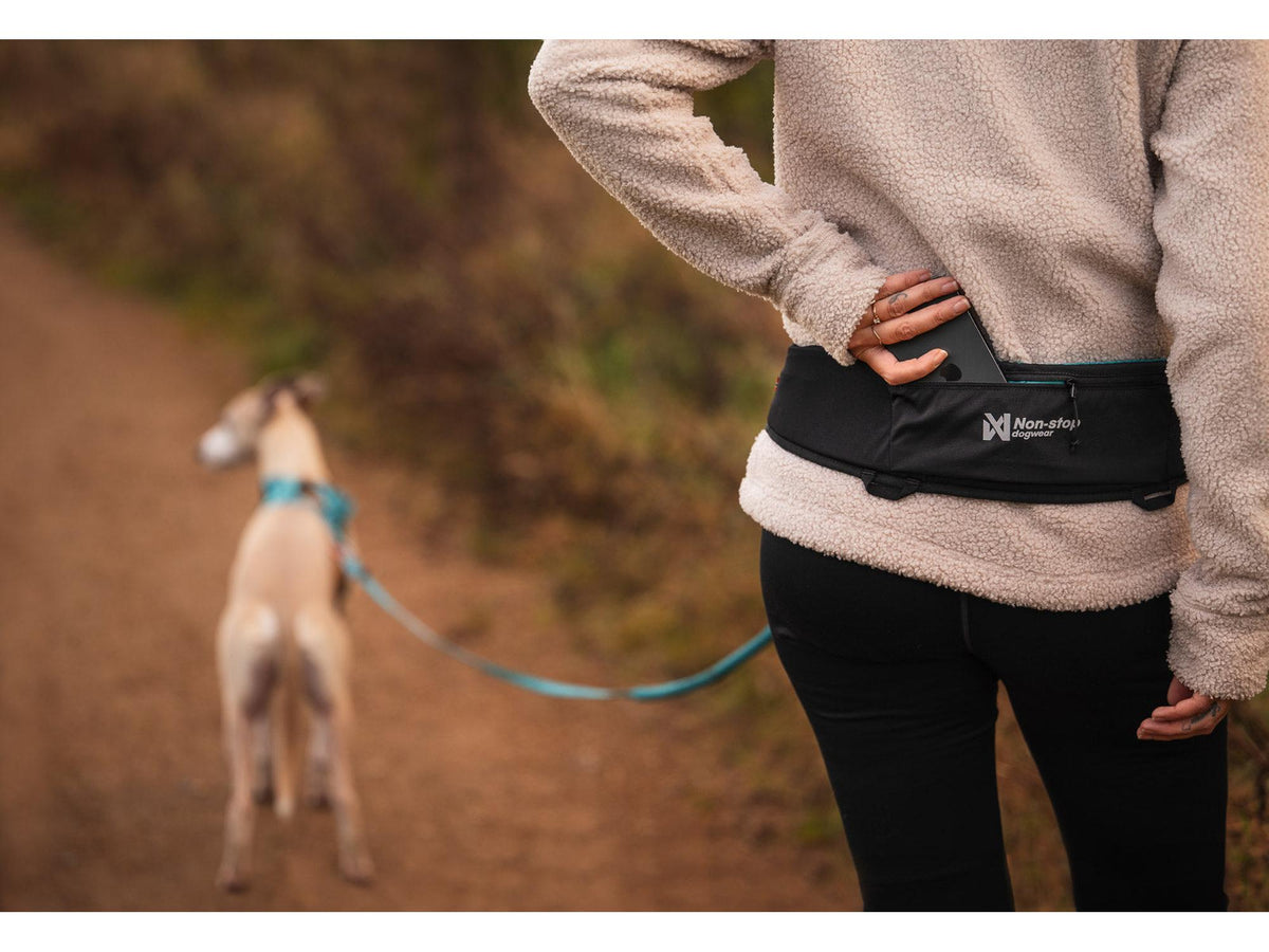 Non-stop dogwear Rush belt løpebelte – Svart/teal