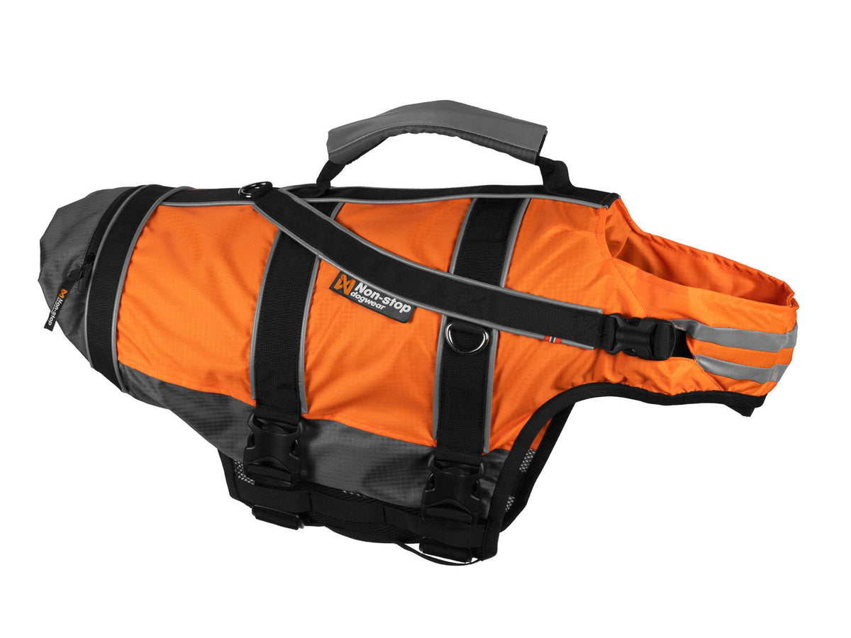 Non-stop dogwear Safe life jacket 2.0 flytevest – Oransje