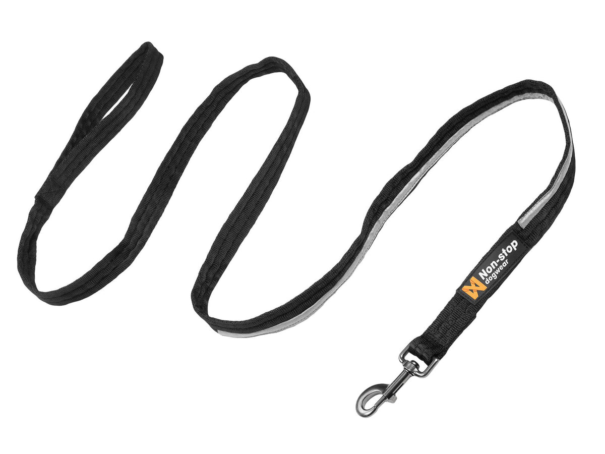 Non-stop dogwear Strong leash leiebånd – Svart
