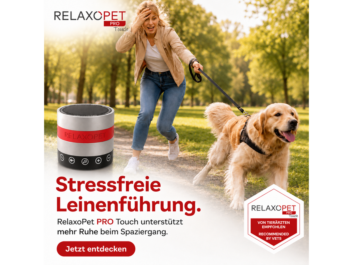 RelaxoPet PRO Dog Touch – beroligende lydenhet for hund med app