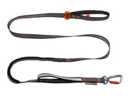 Non-stop dogwear Touring bungee adjustable justerbart strikkbånd – Svart/grå