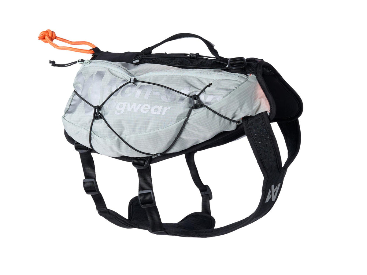 Non-stop dogwear Trail light dog backpack hundesekk – Isgrå