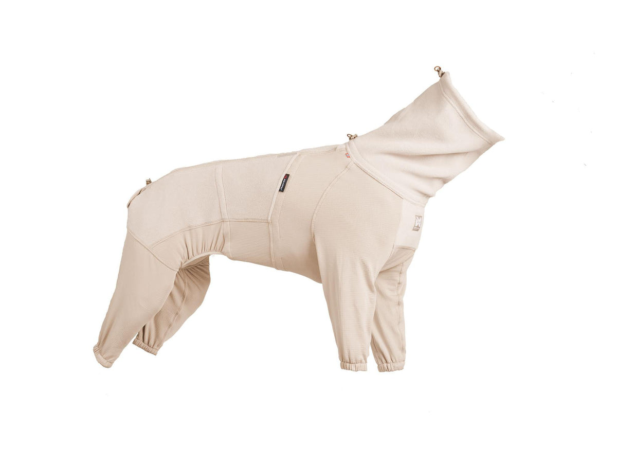 Non-stop dogwear Trail quest fleece overall fleecedress – Sand