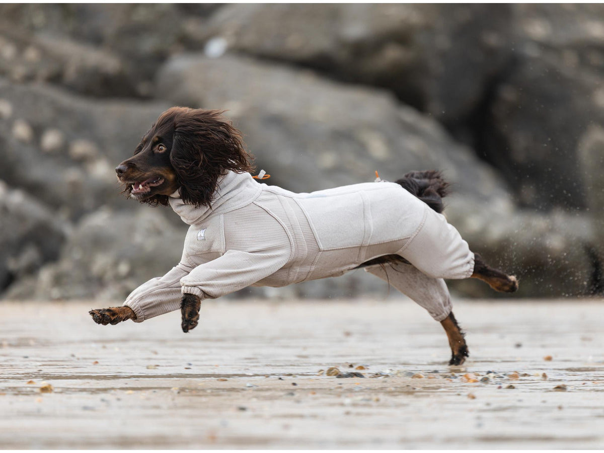 Non-stop dogwear Trail quest fleece overall fleecedress – Sand