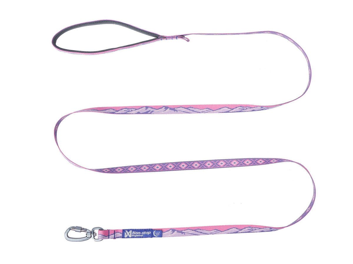 Non-stop dogwear Trail quest leash Rachel Pohl edition leiebånd – Lilla/rosa