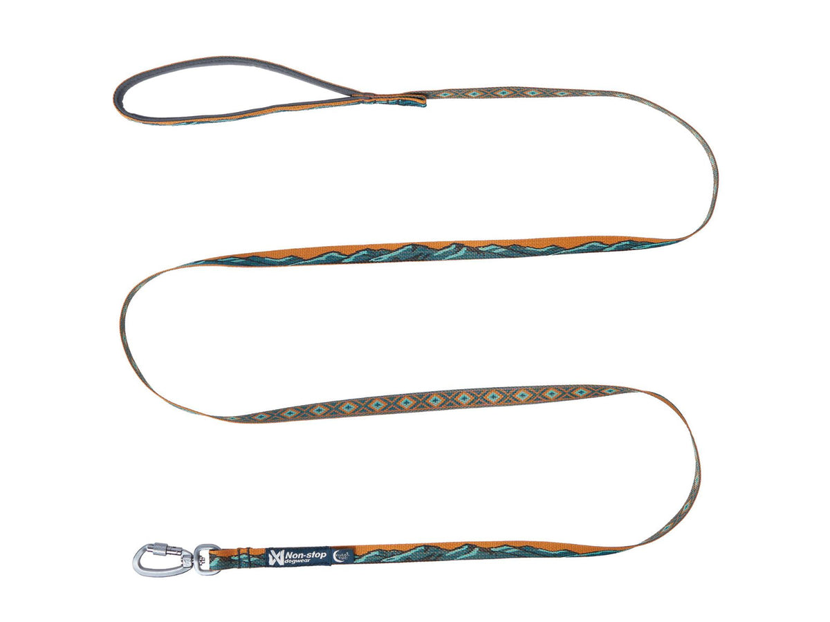 Non-stop dogwear Trail quest leash Rachel Pohl edition leiebånd – Teal/eik
