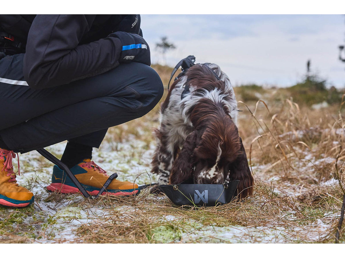 Non-stop dogwear Trekking bowl sammenleggbar turskål – Svart