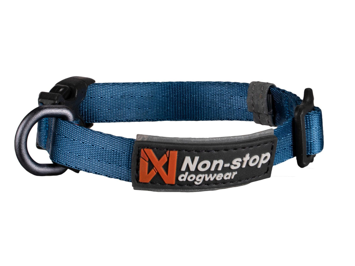 Non-stop dogwear Tumble collar valpehalsbånd – Blå