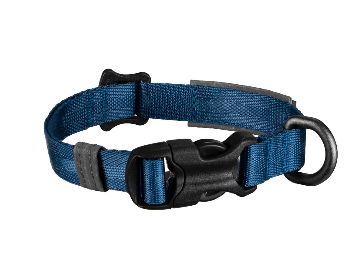 Non-stop dogwear Tumble collar valpehalsbånd – Blå