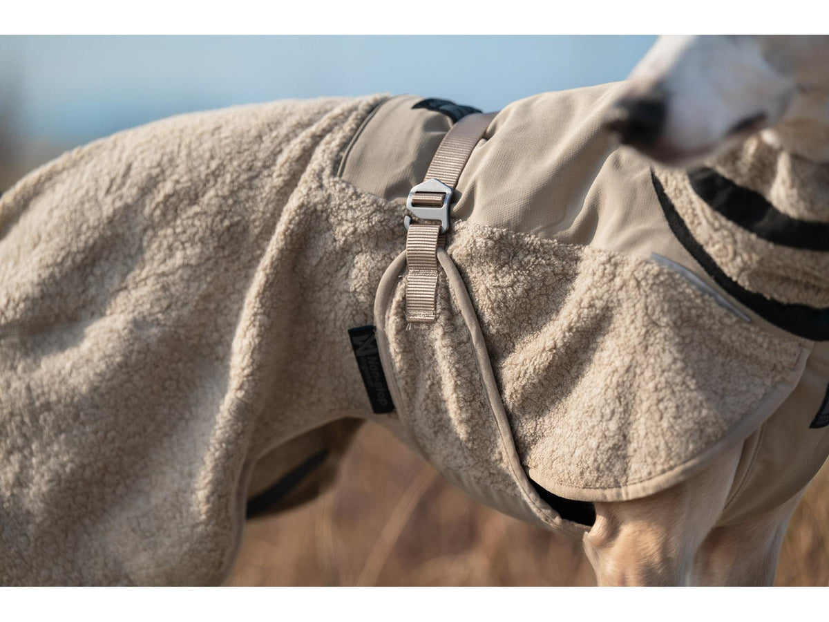 Non-stop dogwear Wool dog jacket ulldekken – Sand