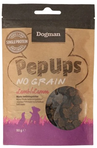 Dogman PepUps lam kornfritt 90g