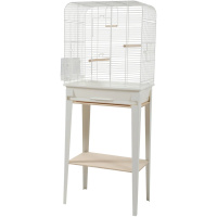 ZOLUX Chic Loft Bird Cage & Stand, White