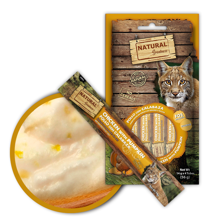 CHICKEN WITH PUMPKIN 56gr (4x14gr)